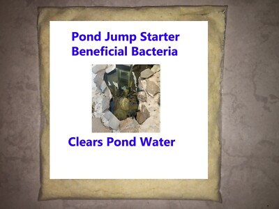  Pond Starter Beneficial Bacteria Clear Water Formula (Dry 6 Week Treatment)