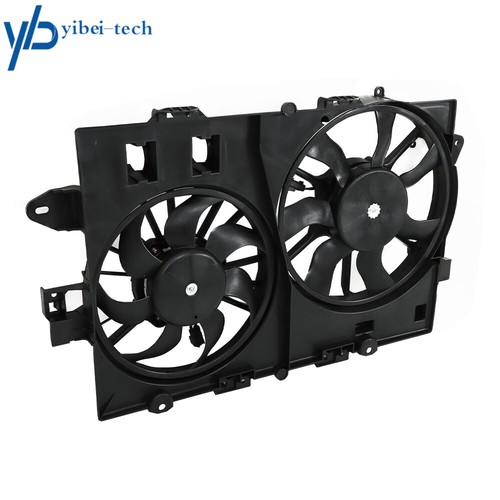 Dual Radiator Cooling Fan Assembly For Chevy Equinox Pontiac Torrent 19129813 - Foto 1 di 11