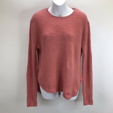 Ann Taylor Loft Coral Pink Pullover Sweater Womens Size S