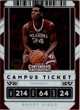 2020-21 Contenders Draft Picks Campus Ticket #24 Buddy Hield Oklahoma *+*