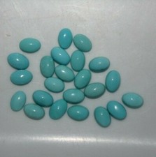 Blue Turquoise 6x4mm, 7x5mm, 8x6mm, 9x7mm, 10x8mm Oval Cabochon Gemstone s 