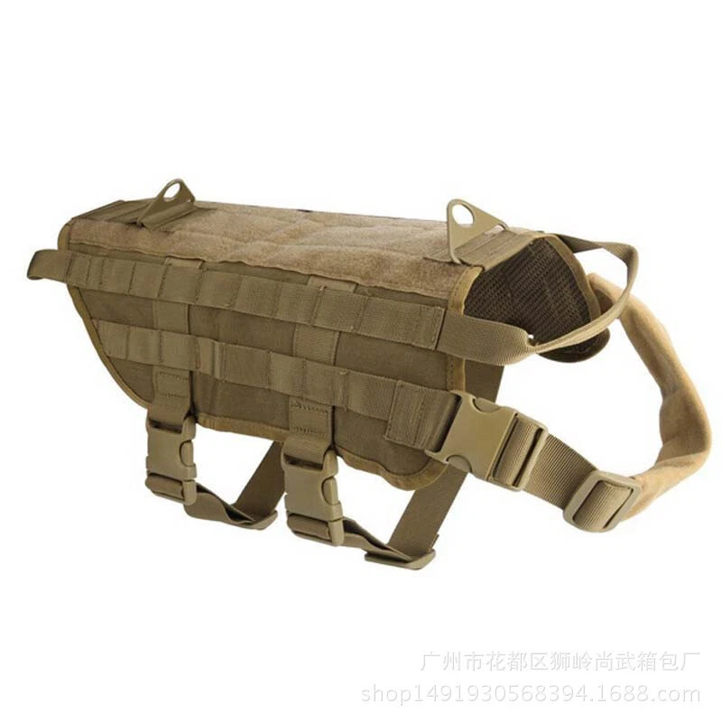 Dog Harness Tactical Vest No Pull Train for Large Medium Size Breed with Handle