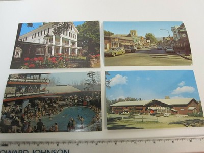 Stratton Mt. Snow Grafton Bennington Vermont 4 postcard set NEW old stock