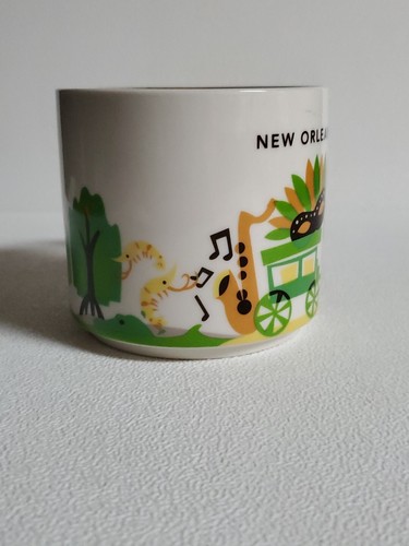 YOU ARE HERE Starbucks Coffee MUG 14 oz NEW ORLEANS Cup 2013 Pre-Owned - Picture 14 of 15