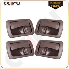 For 92-96 Toyota Camry Inner 4Pcs Brown Door Handles Driver Passenger Interior