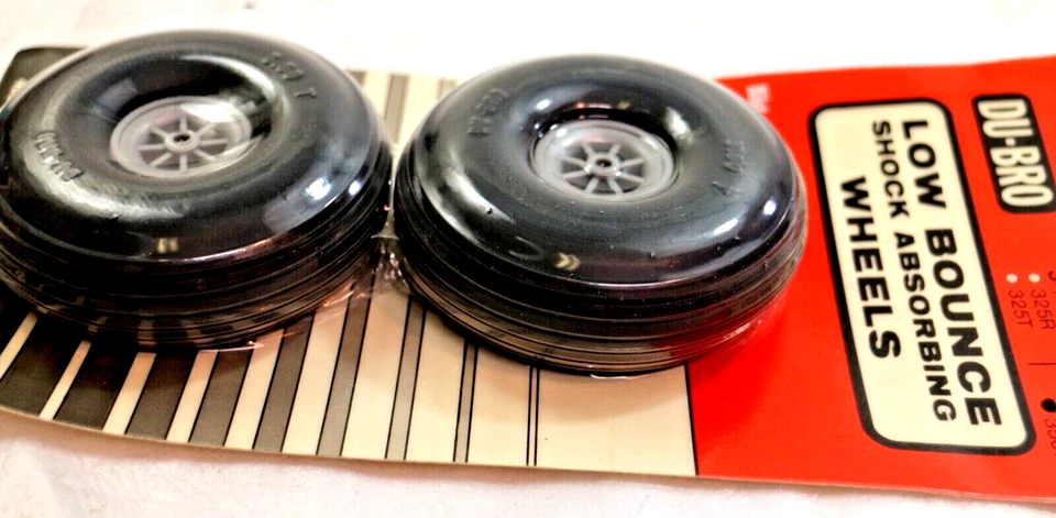 Ruedas Amortiguadoras Du-Bro 3.5" Diámetro Bajo Rebote Nº350T Nuevo Paquete Sellado Foto 2 de 3