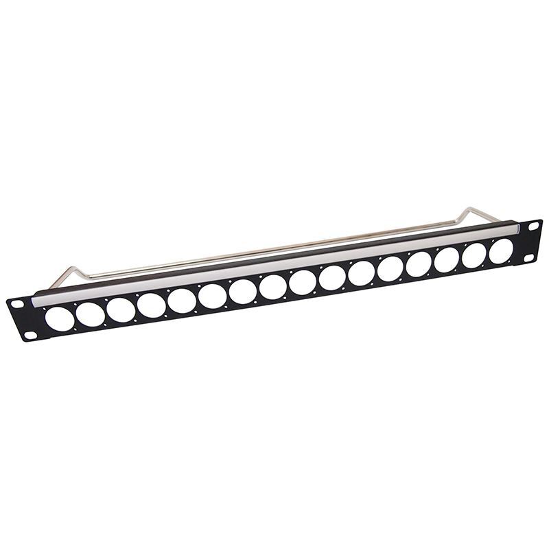 1U 16 Way XLR Passante Cremagliera Montaggio Pannello CP30150