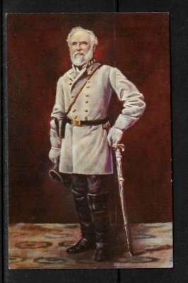 USA / General Robert Edward Lee . Vintage  postcard