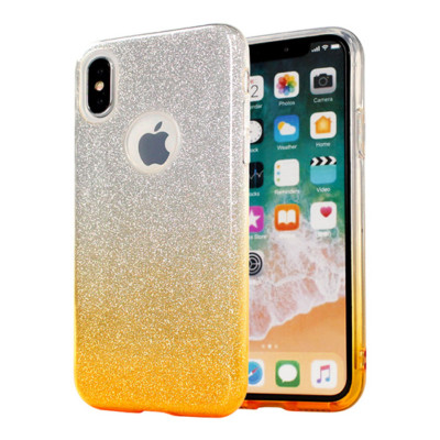 ^ Ombre Handy Shine Case Glitzer Blink Schutz Cove Apple iPhone 5 5S 5SE Gold 
