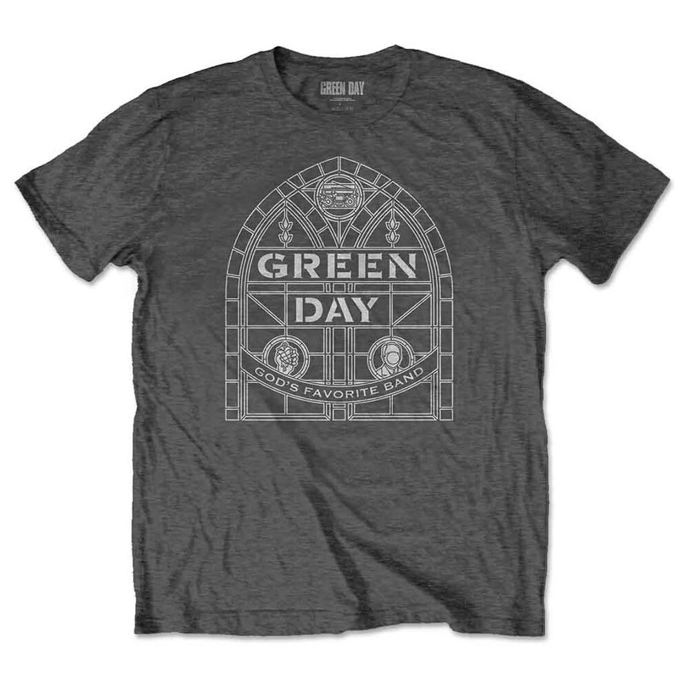 Green Day Stained Glass Arch T Shirt