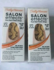 2X Sally Hansen Salon Effects Nail Polish Strips 450 Brattlesnake