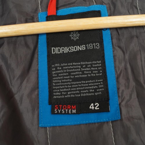 DIDRIKSONS STORM SYSTEM Damen Parka Jacke Gr 42 XL Kapuze Thermo Blau - Bild 5 von 10
