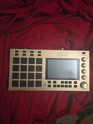 Akai pro mp3, gold edition, used, paint chipped a little, power cord included, 