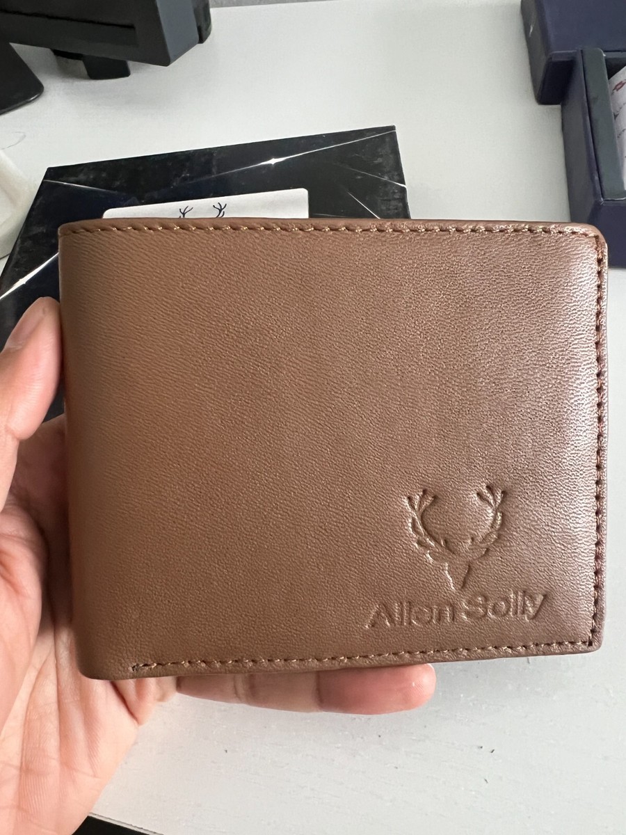 Allen Solly Men's Genuine Leather Bifold Wallet