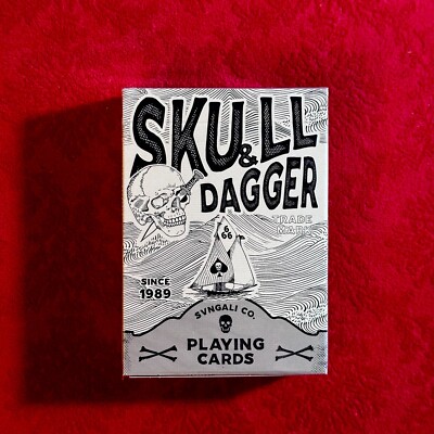 SVNGALI 06  Skull and Dagger Edition Playing Cards