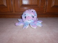 NEW, PASTEL OCTOPUS PLUSH, CUTE CUDDLY, 10"