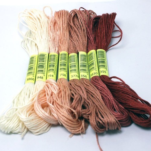 Cross Stitch Thread Cotton Embroidery Floss Gradient Color Sewing Skeins Threads - Picture 11 of 31