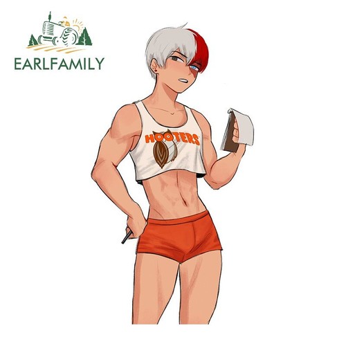 EARLFAMILY5.1"Femboy Hooters Furry Car Sticker Motorcycle laptop vinyl DIY Decal - 第 11/28 張圖片