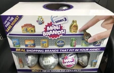 (1) 5 surprise mini brands series 3 * New Gray Color Mystery Capsule* QUICK SHIP