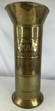 "Paraguas Nijhof 5 Kan latón carbón cerdo lanzadera soporte decoración del hogar vintage 20"" de alto"