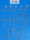 Warhammer Old World Marauder Horsemen Weapon Arms x12 Chaos Slaves Darkness Bits