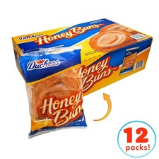 Pack of 12, Duchess, flaky pastry, Honey Buns, 3 oz.