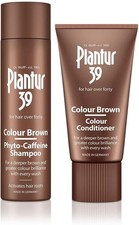 Image of Plantur 39 Phyto caffeine shampoo, colour brown, 250 ml plus conditioner 150 ml.