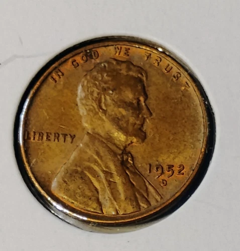1952 D Lincoln Wheat Penny, Cent, In Very Fine Condition