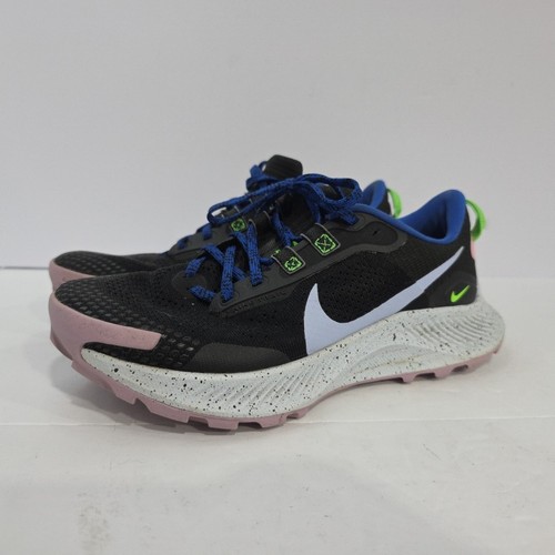 Nike Pegasus Trail 3 Womens 7 Black Running Athletic Sneakers Low Top DA8698-002 - Picture 2 of 8