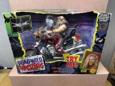Road Wild Wrestlers | Kevin Nash | Motorcycle | Electronic Sounds | Toy Biz