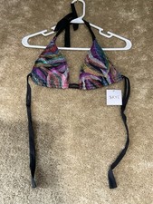 Women  s Bikini Top Multicolor Large