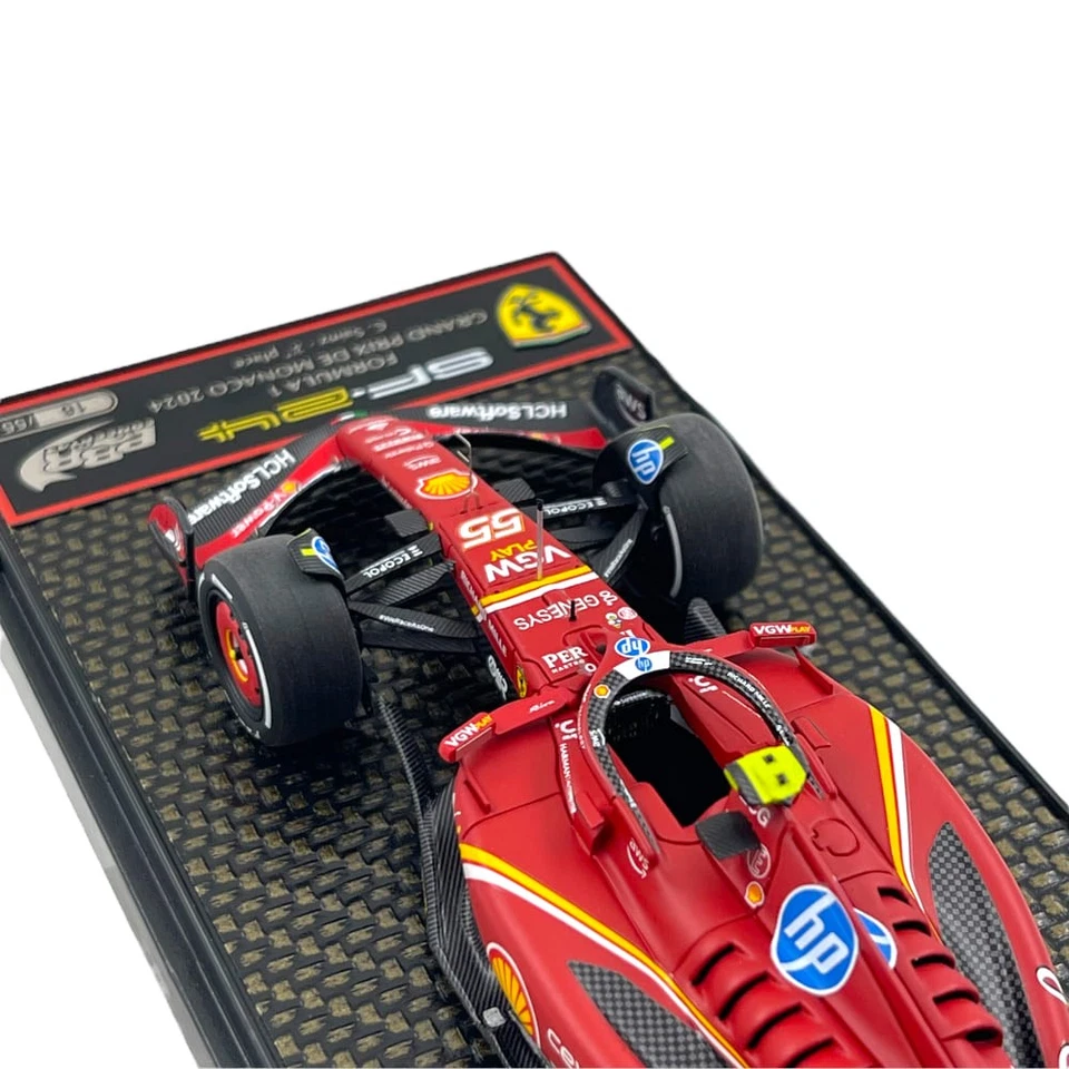 Modellino F1 BBR Models 1/43 Ferrari SF-24 3rd place Monaco GP 2024 #55 C. Sainz - Immagine 2 di 4