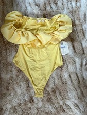 Altar d State Ruffle Bodysuit Size XS