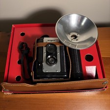 Argus 75 Seventy-Five 620 Film Camera w Box Flash Strap Manual UNTESTED
