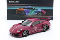 Porsche 911 (992) Turbo S Coupe Sport Design 2021 Rot 1:18 Minichamps