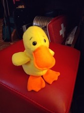 Original Beanie Baby 1993/1994 Quakers Duck - Rare retired, PVC All Errors, Mint