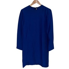 CELINE Phoebe Philo era Silk Blend Dress, Size 34, Blue Women USED