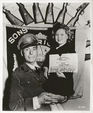 1935 Photo Shirley Temple Honorary Colonel Hollywood American Legion Post 43