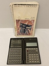 Vtg Hewlett-Packard HP 28C Calculator w/ New Batteries Reference Manual