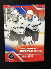 2025 UD National Hockey Card Day Prominent Rookies NHCD-6 Josh Doan