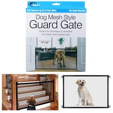 Large Pet Baby Safety Gate Mesh Fence Portable Guard