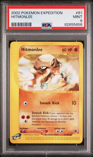 Hitmonlee graded PSA 9 for sale on eBay