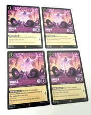 Disney Lorcana Fabled Ursula Sea Witch 4x 37/204 Rare