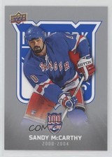 2025-26 Upper Deck New York Rangers Centennial Box Set Sandy McCarthy #58 2vh
