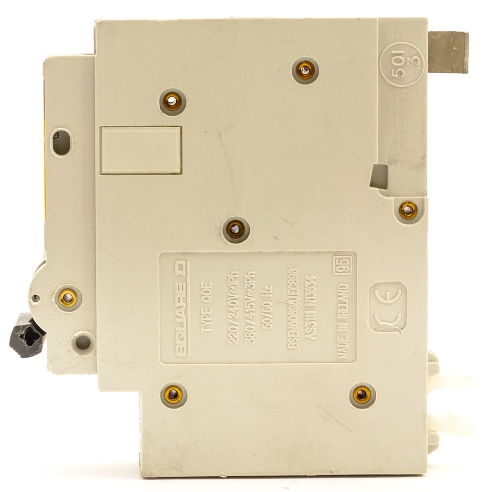SQUARE D 20 AMP B CURVE 6kA MCB BREAKER QOE 6000 B20 20A QO QO120EB6 - Image 3 of 4