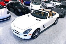 2012 Mercedes-Benz SLS AMG Roadster MYSTIC WHITE...19,500 Miles...Rare Colors!!