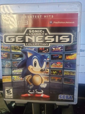 Sonics Ultimate Genesis Collection [GH] PlayStation 3 PS3 / NO SCRATCHES+ MANUAL