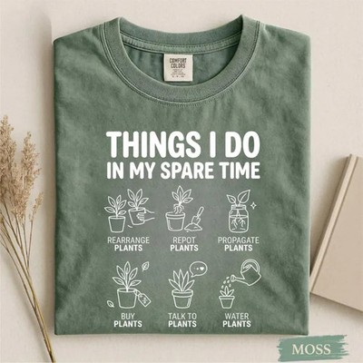Plant Lover Comfort Tee Gardening Enthusiast Gift
