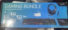 iLive Wired Gaming Kit with Headphone, LED Back-Lit Keyboard, LED Lighted Mouse
