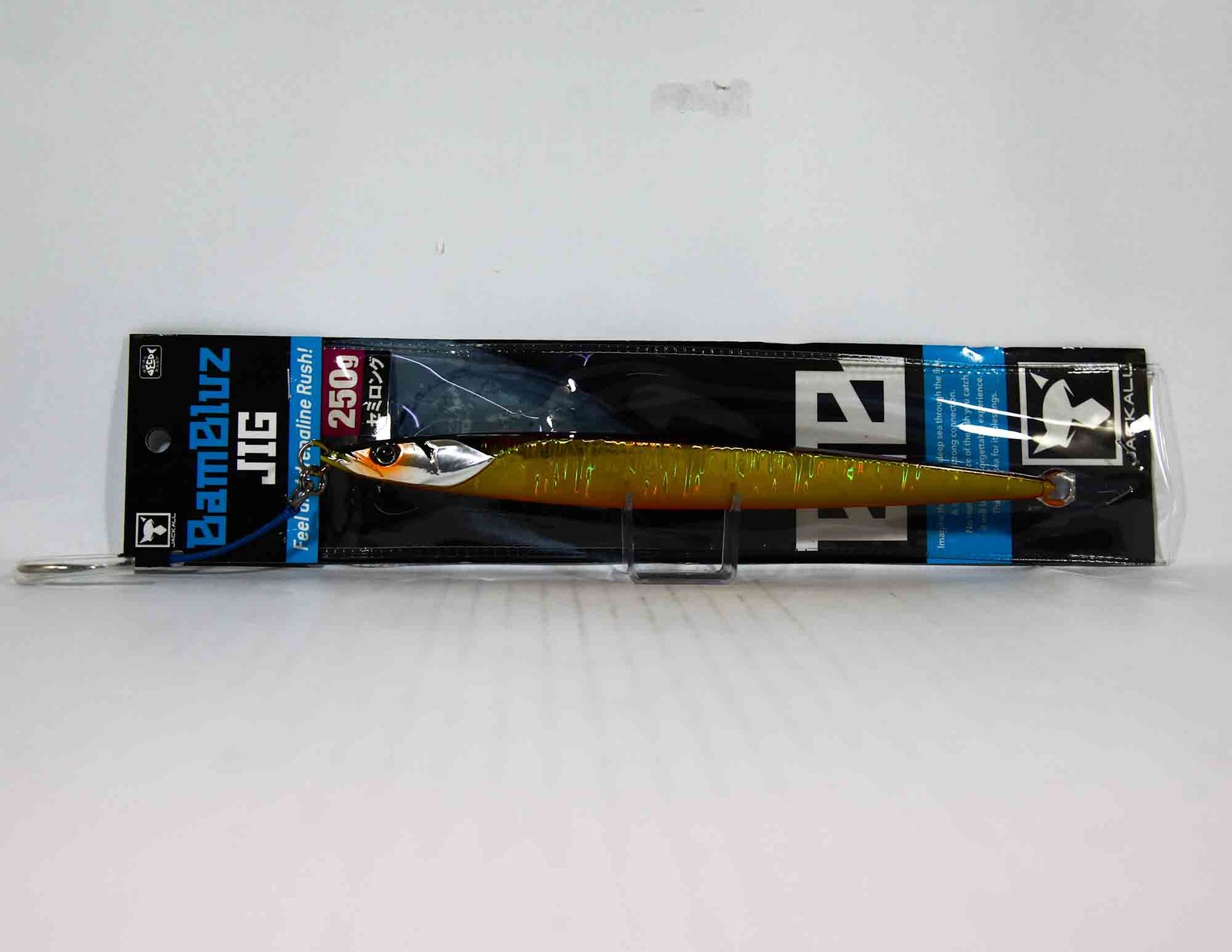 Jackall Metal Jig Bambluz Semi Long 250 grams Red Gold (3856)